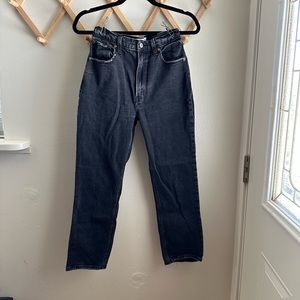 Abercrombie Straight Black Jeans